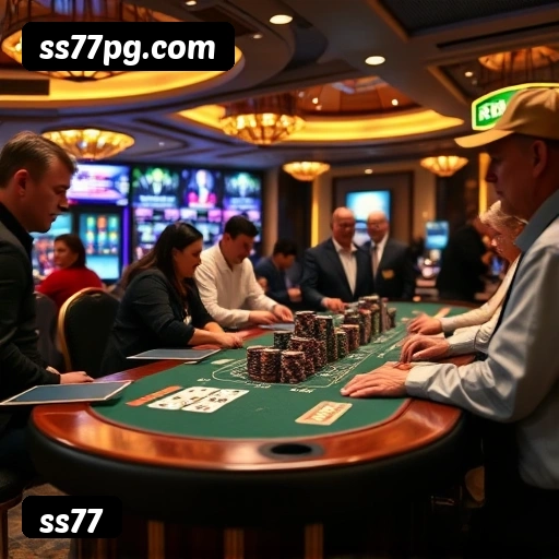 Jogos de Mesa Premium ss77 - Blackjack, Roleta, Baccarat